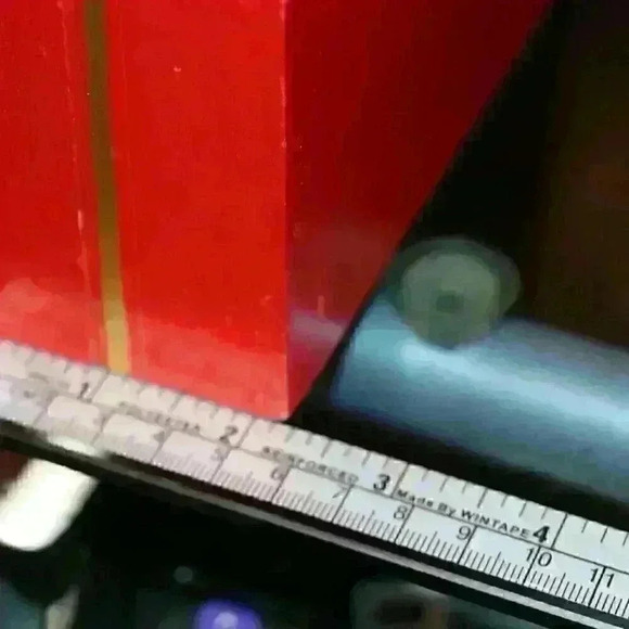 Vintage Handmade Wooden Trinket/Stationary Box With Folk Art - Picture 9 of 15